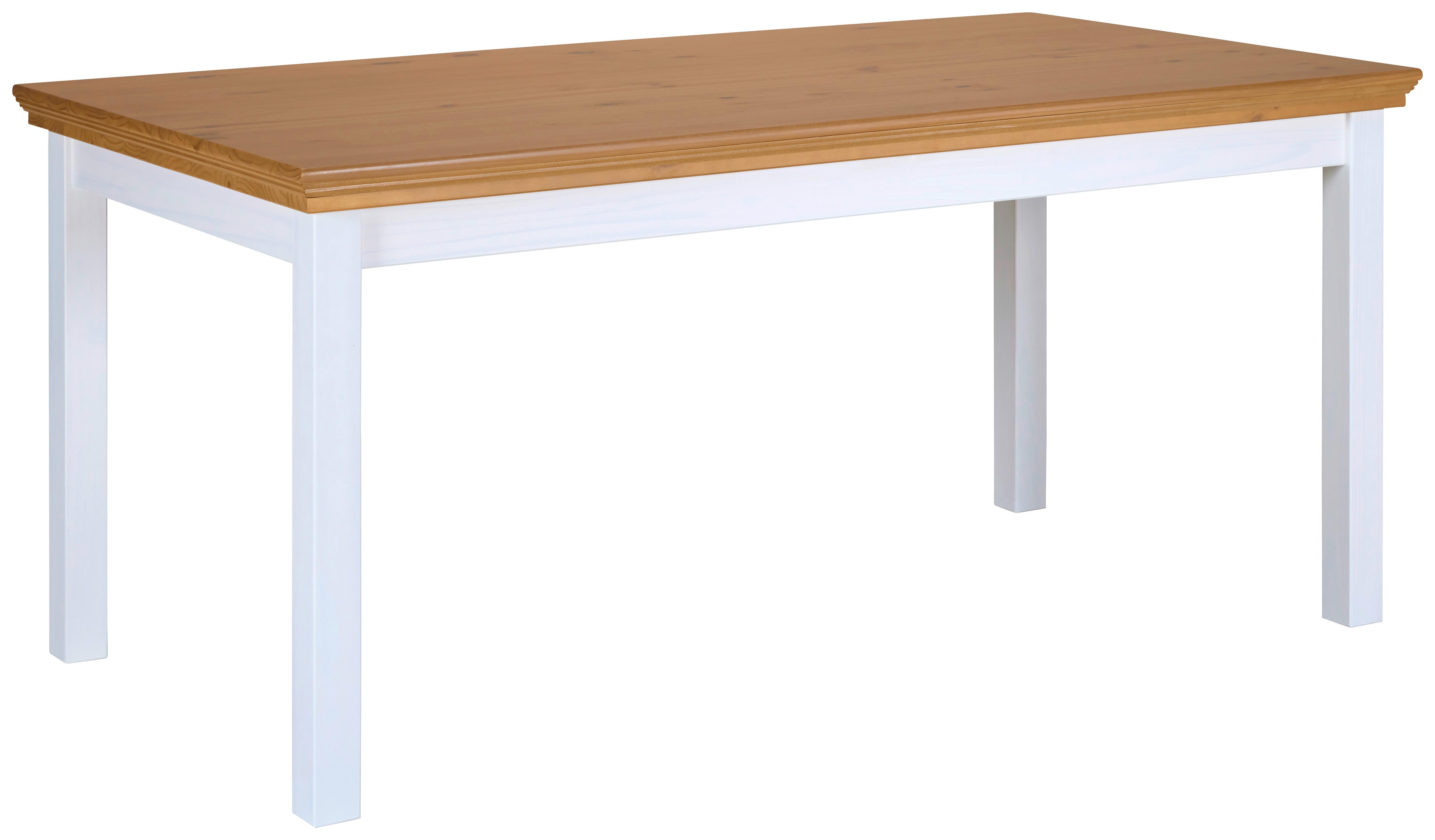 ESSTISCH MALUNO 20909000 - Eichefarben/Weiß, KONVENTIONELL, Holz (166,4/90/76cm) - MID.YOU