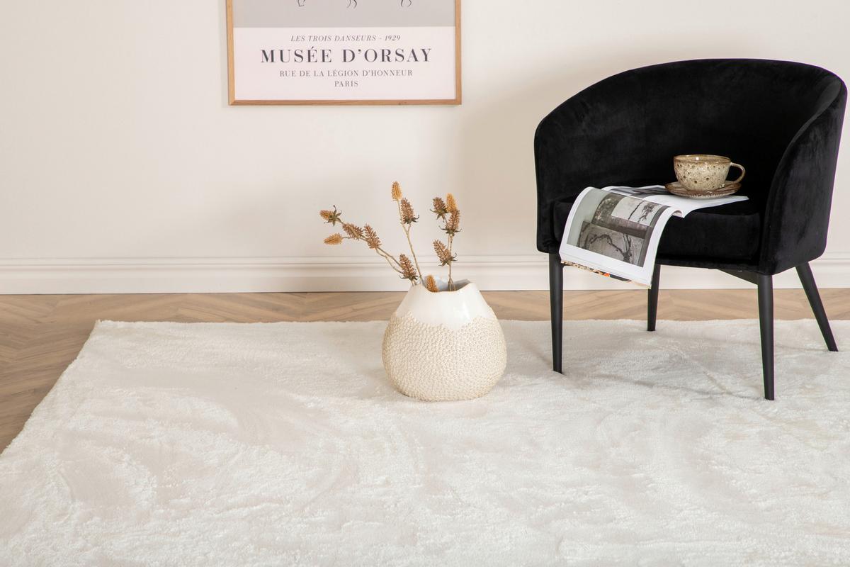 Flachwebteppich Blanca - Weiß, LIFESTYLE, Textil (160/230cm) - P & B