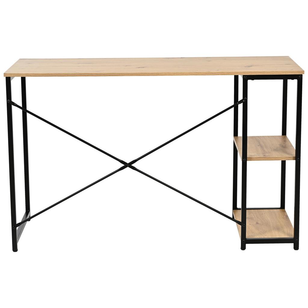Schreibtisch Robert Schwarz/Eiche Artisan B: 120cm