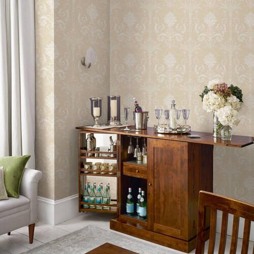 Vliestapete Josette Linen - Braun, Basics, Papier/Kunststoff (52/1000cm)