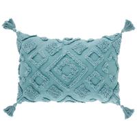 DEKORAČNÍ POLŠTÁŘ Ibiza, 40/60cm, modrá - modrá, Moderní, textil (40/60cm) - Premium Living