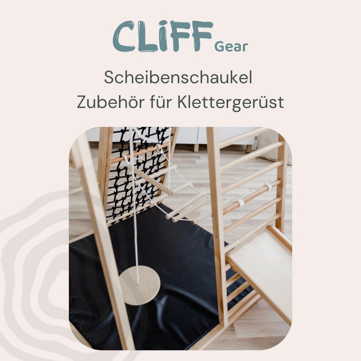 Scheibenschaukel natur DM ca. 25 cm - Birkefarben, Basics, Holz (25cm) - CLIFF