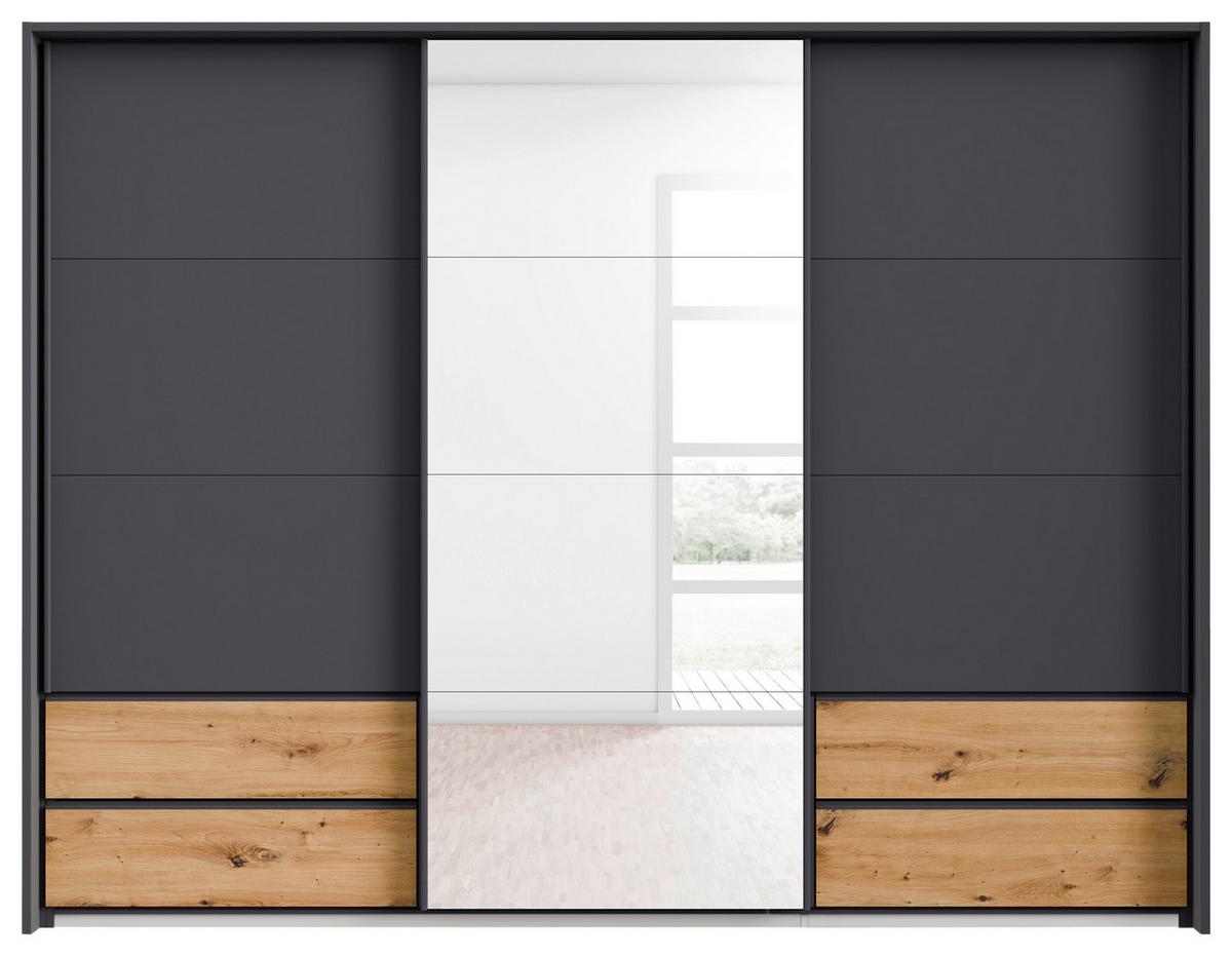 Passepartoutrahmen Karpo - Grau, MODERN, Holzwerkstoff (278/214/23cm)