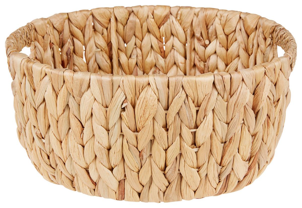 Korb Jonathan - Naturfarben, KONVENTIONELL, Naturmaterialien/Metall (30/25/14cm) - Luca Bessoni