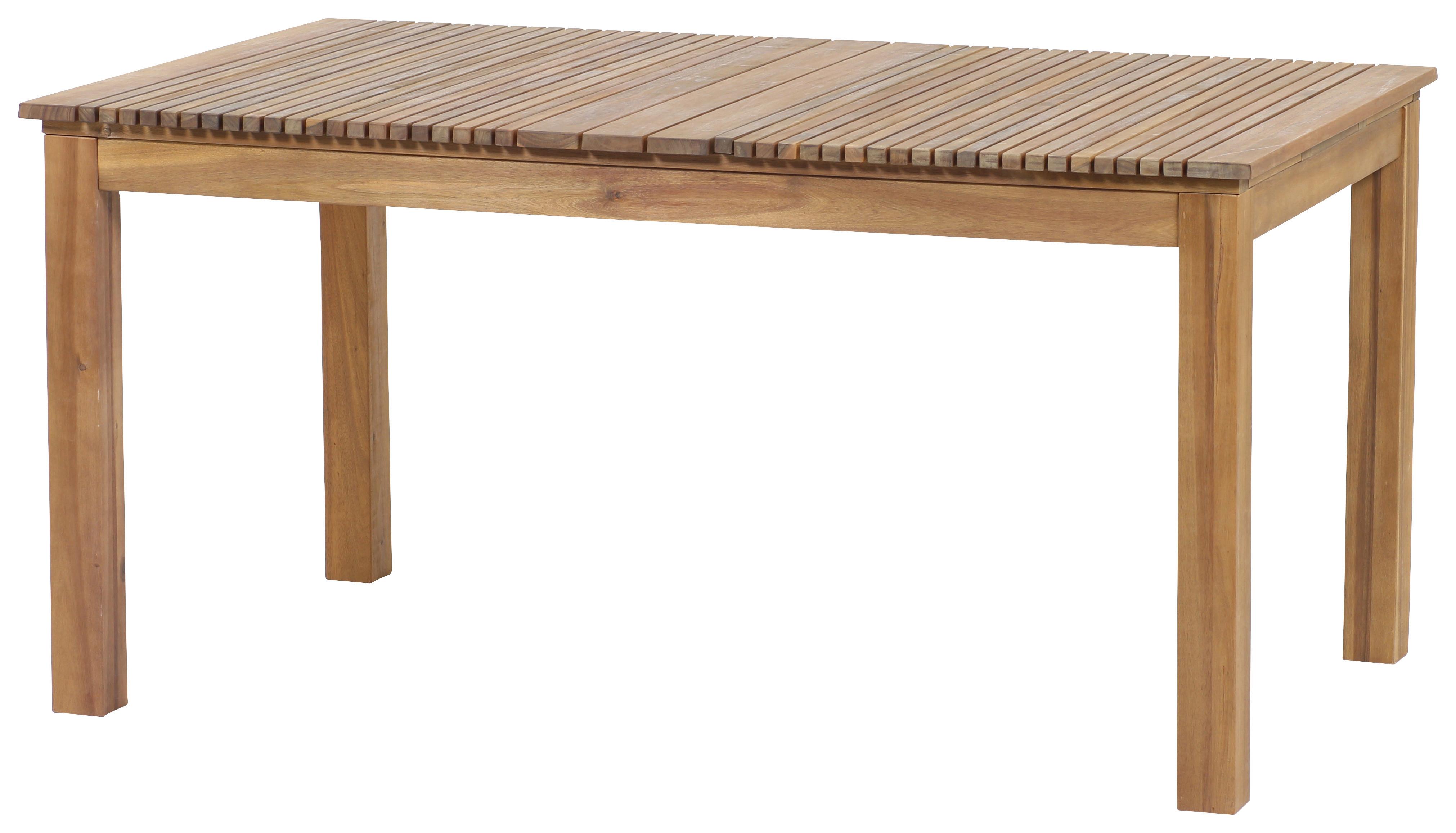 Gartentisch Falun Echtholz Akazie L: 150 cm - Akaziefarben, KONVENTIONELL, Holz (150/90/74cm) - Gardenson