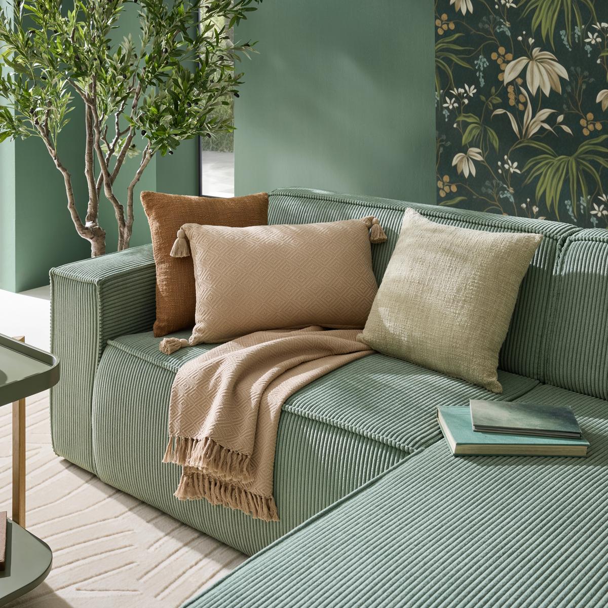 DEKORAČNÝ VANKÚŠ SASCHA - hnedá, Konventionell, textil (45/45cm) - Mömax