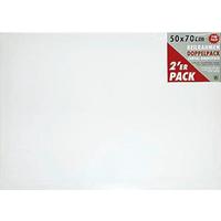 Malířské plátno LEONARDO 2KS / 70/50 cm - bílá, Basics, karton/textil (70/50cm) - Premium Living