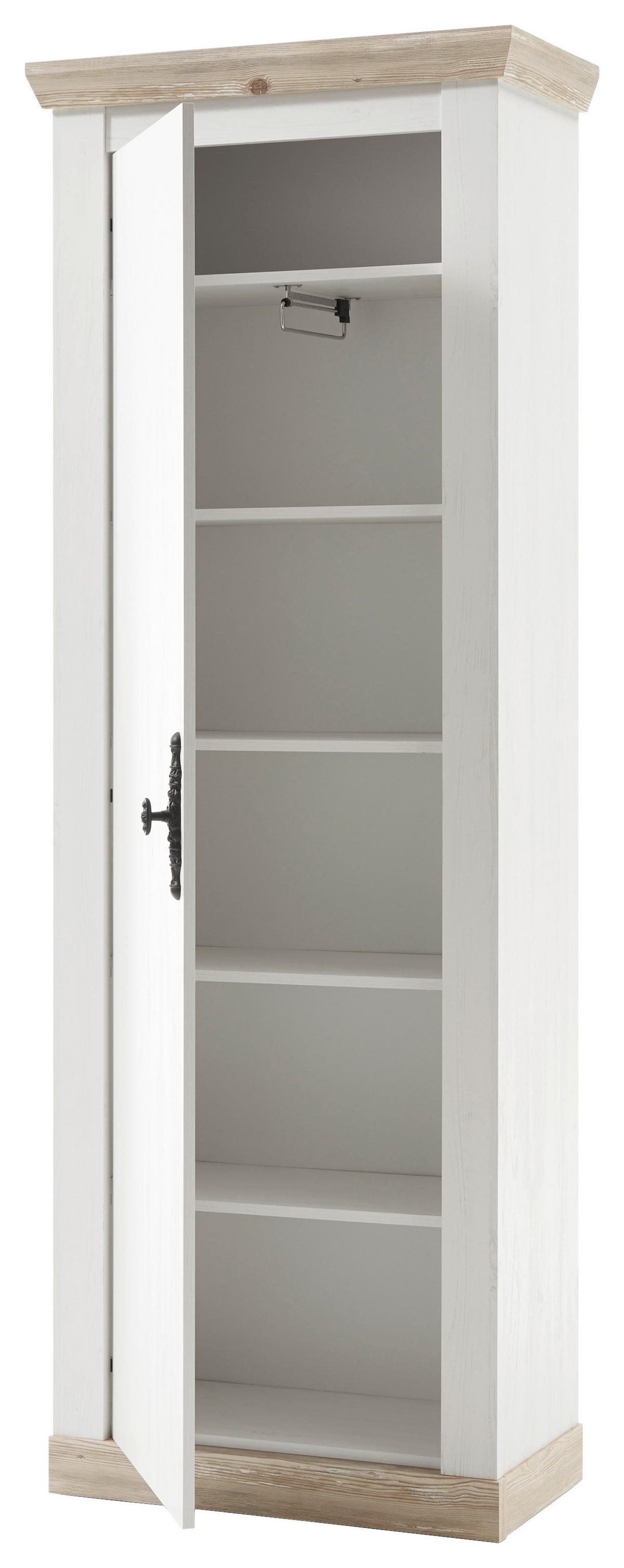 Garderobe Florenz Pininenfarb./Hellbraun B: 73cm - Hellbraun/Pinienfarben, Design, Holzwerkstoff (73/201/38cm) - MID.YOU