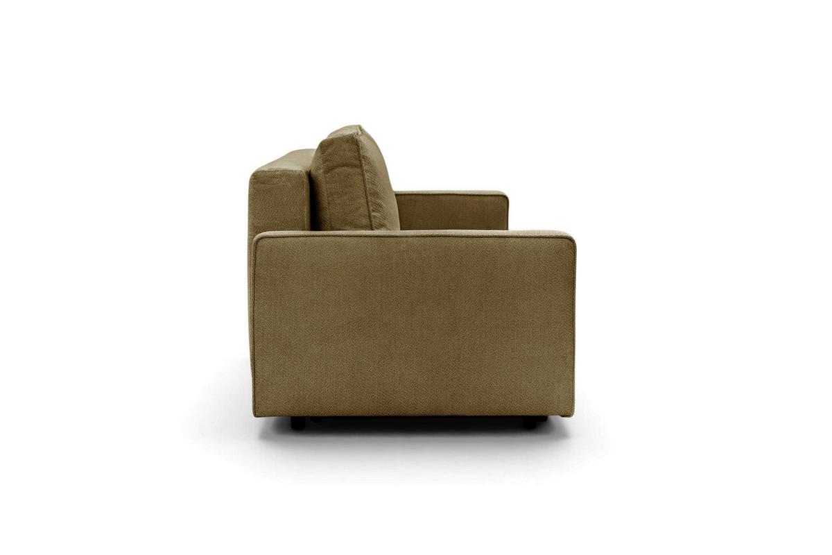 Rozkladacia pohovka NERA, olivovozelená ženilka - olivovozelená, Modern, textil/plast (232/90/100cm)
