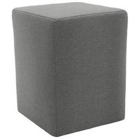 Hocker Looks Xx - Silberfarben/Schwarz, Design, Textil (38/47/38cm) - LOOKS by W.Joop