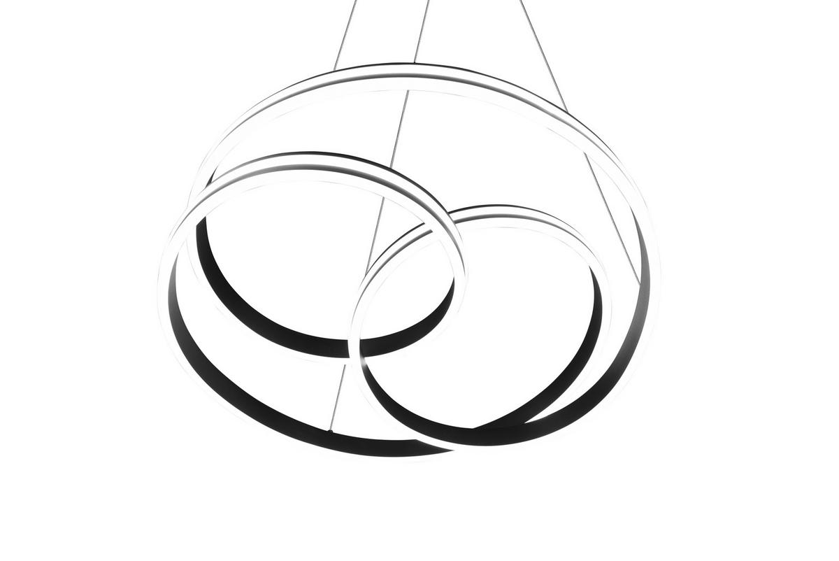 Led-hängeleuchte Nuria H: 150 Cm 1-Flammig Dimmbar - Schwarz, Basics, Metall (60/150cm) - Trio Leuchten