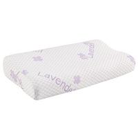 Anatomický polštář Lavendel, 30/47/11cm - bílá, textil (30/47cm) - Nadana