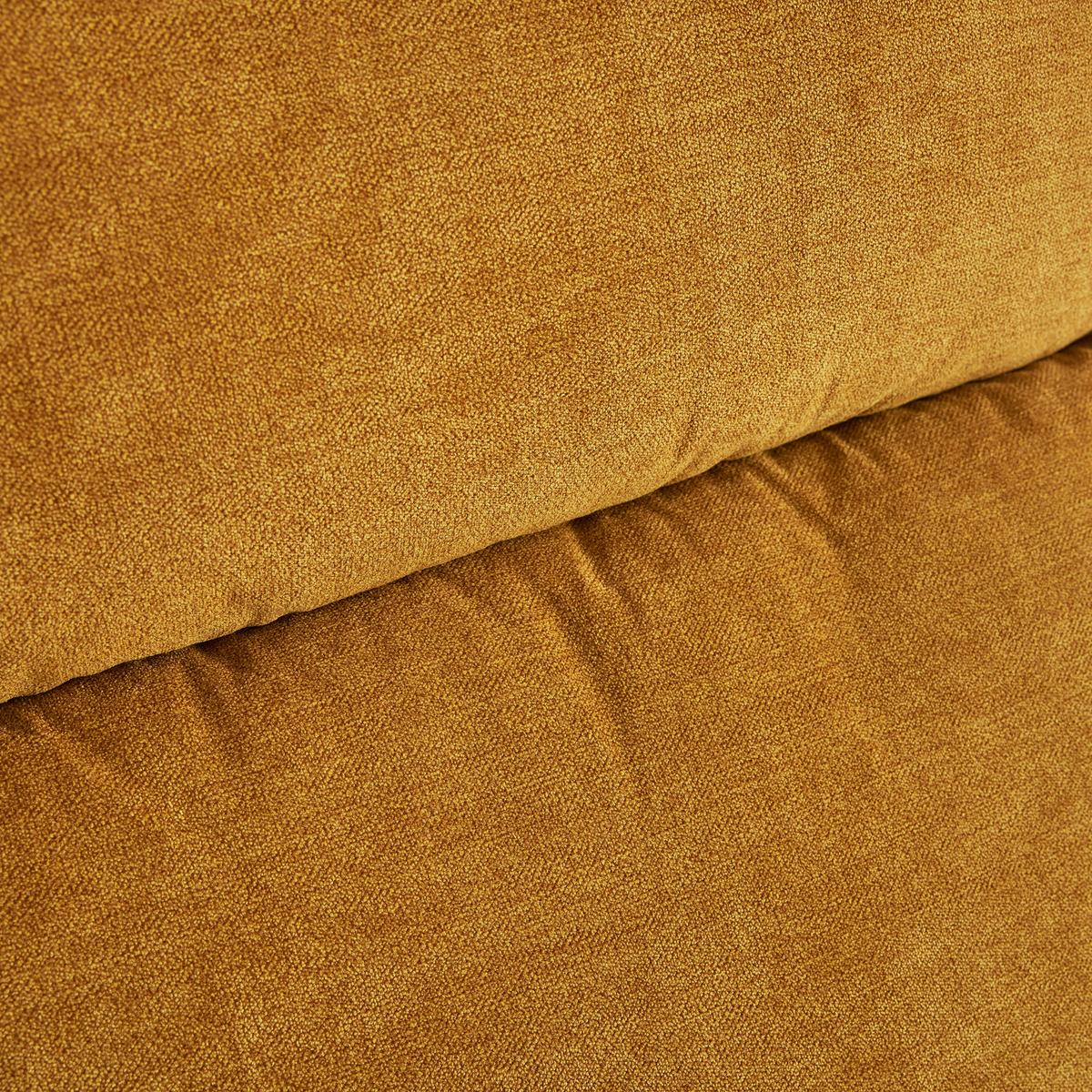 Polohovatelné relaxační křeslo Melinda, žluté - curry žlutá/černá, Moderní, kov/textil (76/103/93cm) - Mömax