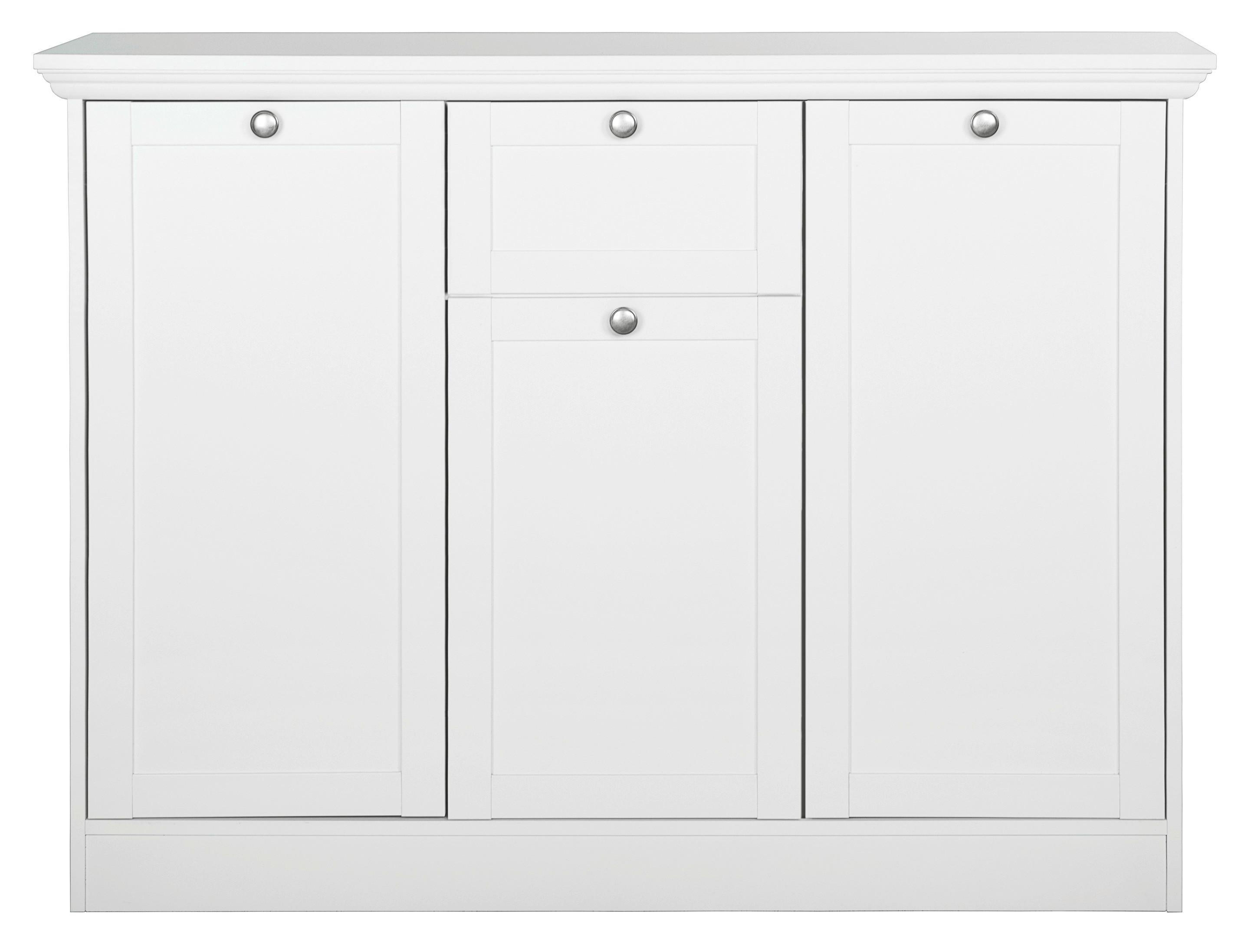 Komód E-Landwood 15 120/90 Cm - fehér, Romantik / Landhaus, faalapú anyag (120/90/40cm) - MID.YOU