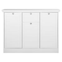 Komód E-Landwood 15 120/90 Cm - fehér, Romantik / Landhaus, faalapú anyag (120/90/40cm) - MID.YOU