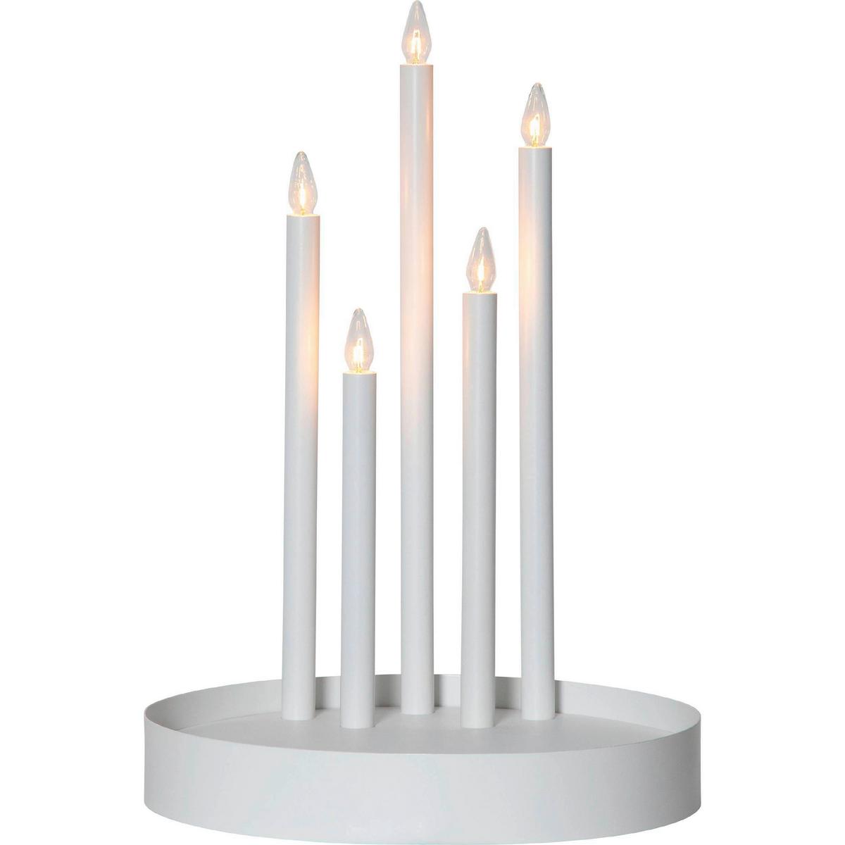 LED-Kerze 410969_deco - Weiß, Basics, Kunststoff/Metall (32/46cm) - Eglo