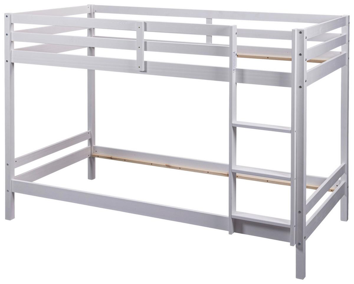 Emeletes Ágy Small Cloud - fehér, Modern, fa (90/200cm) - MID.YOU