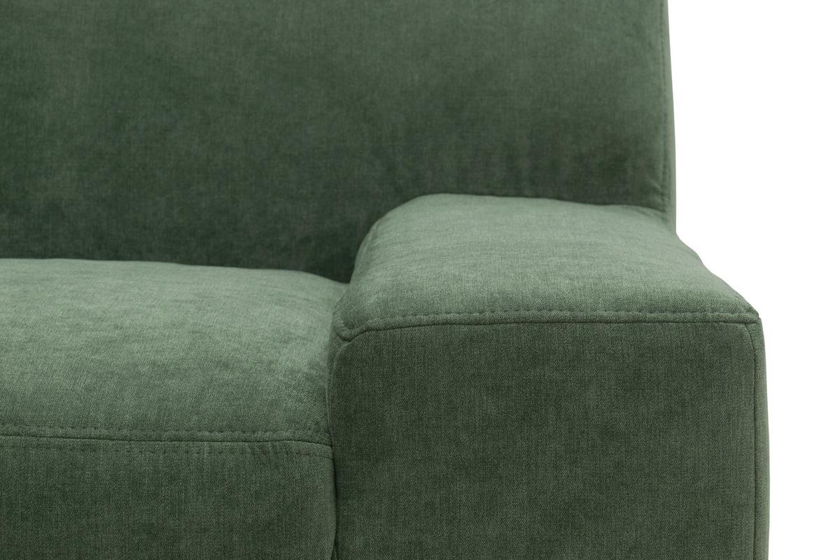 2-Sitzer-Sofa Norma Grün - Wengefarben/Grün, Design, Textil (194/74/85cm) - MID.YOU