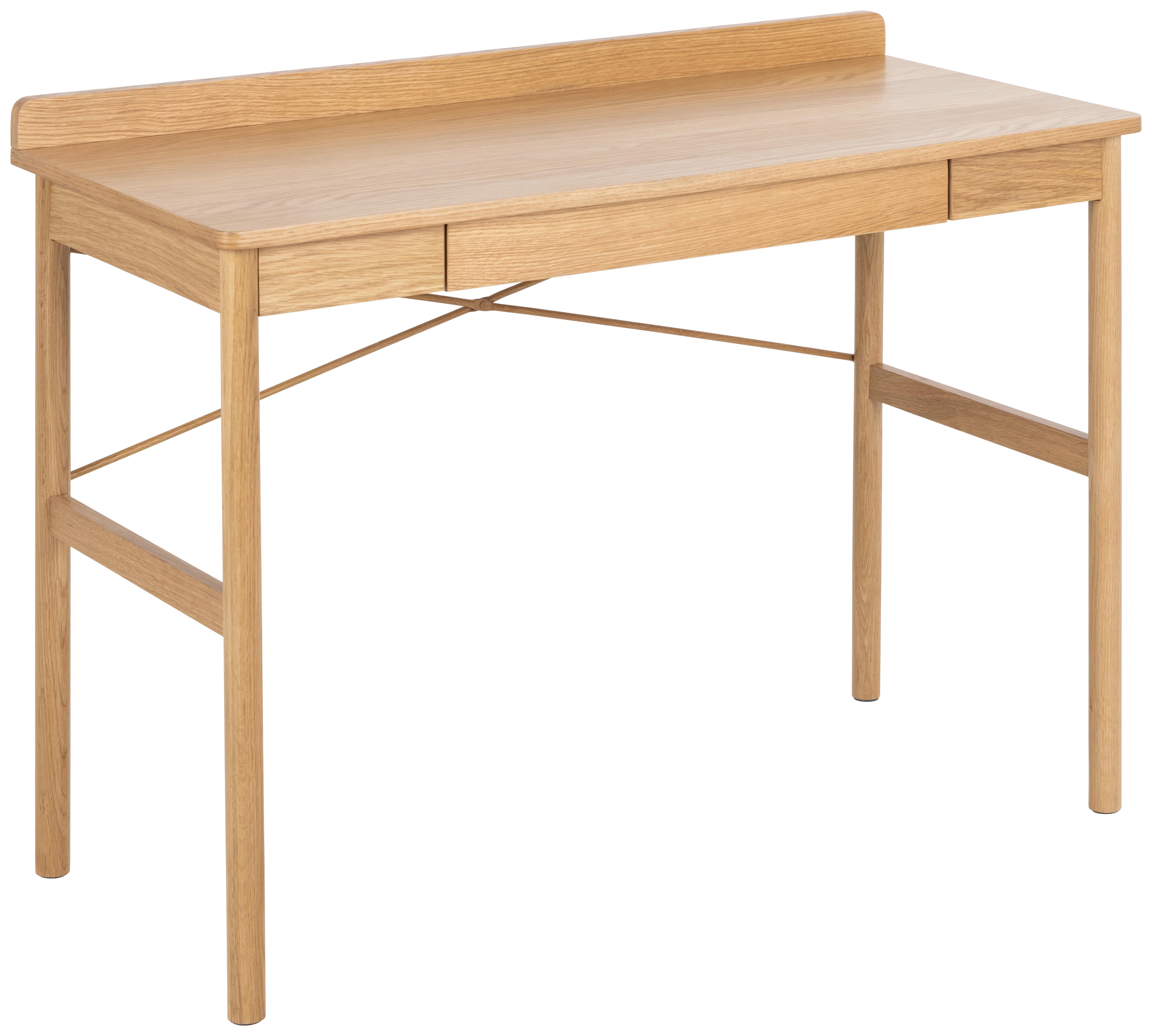 Schreibtisch B 50cm H 80cm Paul, Eiche Dekor - Eichefarben, Trend, Holz/Holzwerkstoff (110/50/80cm) - MID.YOU