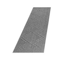 Läufer Patara - Grau, Design, Textil (80/250cm) - Novel