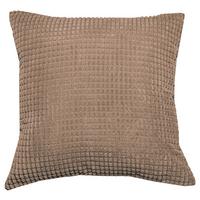 Zierkissen Halina 45x45 cm Polyester Taupe mit Zipp - Taupe, MODERN, Textil (45/45cm) - Luca Bessoni