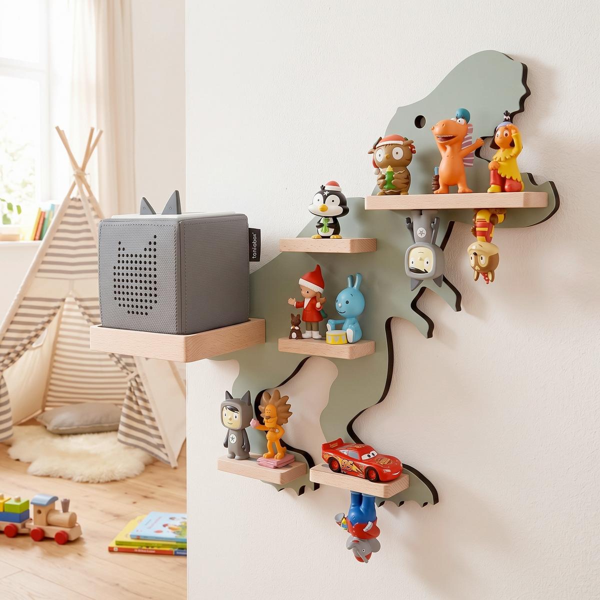 Kinderregal Boarti Grün B: 52 cm - Grün, MODERN, Holzwerkstoff (52/44/19cm) - Livetastic