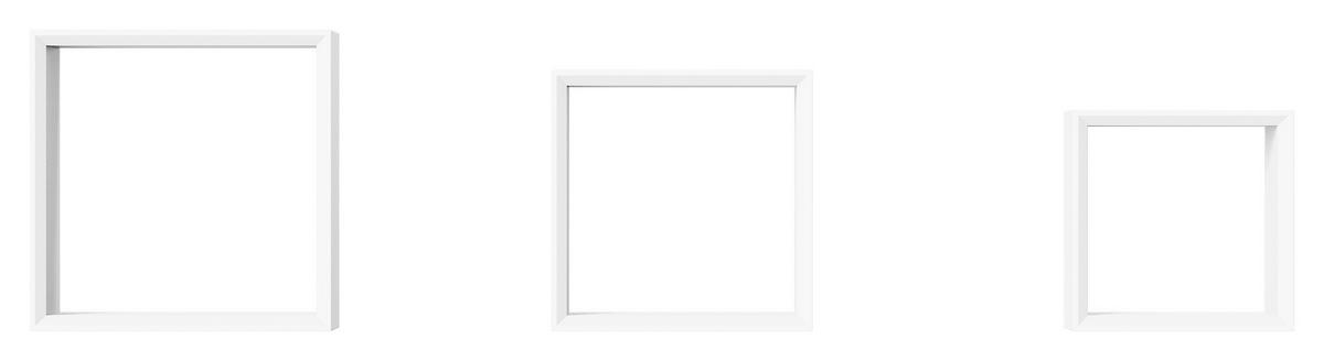 Wandregal Maxima 3-Teilig Kaschmir, B: 30cm - Beige, Trend, Holzwerkstoff (30/12/30cm)