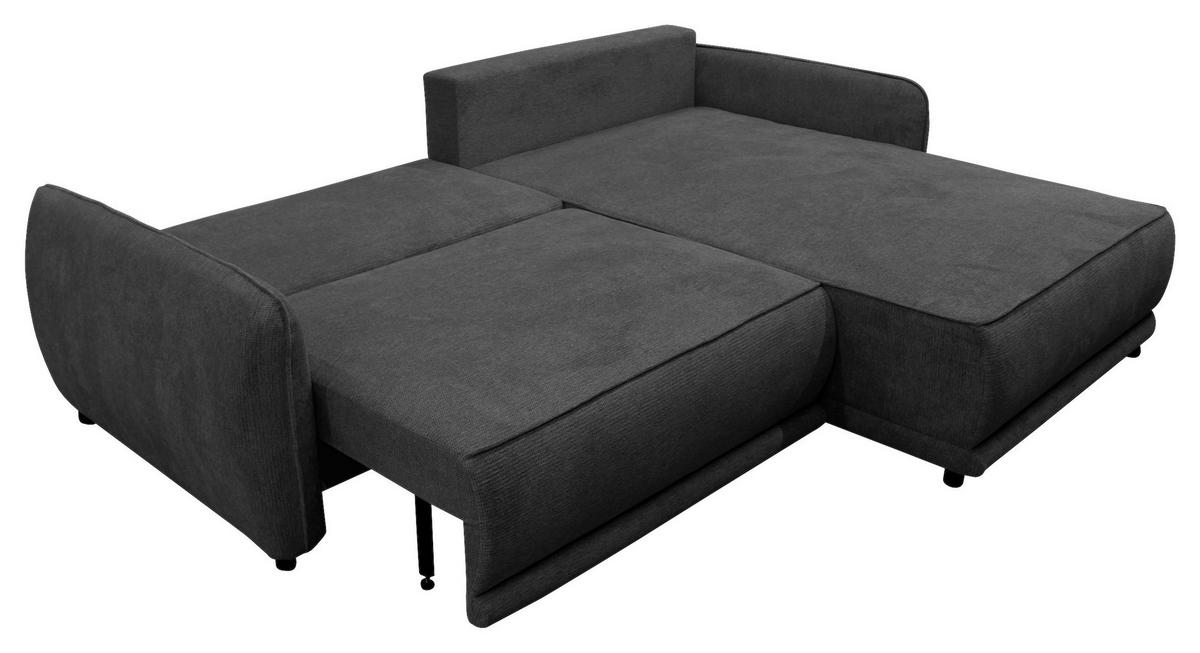 Ecksofa Fresh Anthrazit 264x195 cm - Beige/Anthrazit, Design, Textil (264/195cm) - MID.YOU