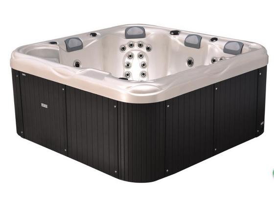 Whirlpool Venedig 4+1 Person - Dunkelgrau/Weiß, MODERN, Kunststoff (210/200/90cm) Whirlpool Venedig 4+1 Person - Dunkelgrau/Weiß, MODERN, Kunststoff (210/200/90cm)