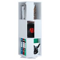 Standregal  drehbar Stifta XL B: 34 cm Weiß - Weiß, Basics, Holzwerkstoff (34/109/34cm) - MID.YOU