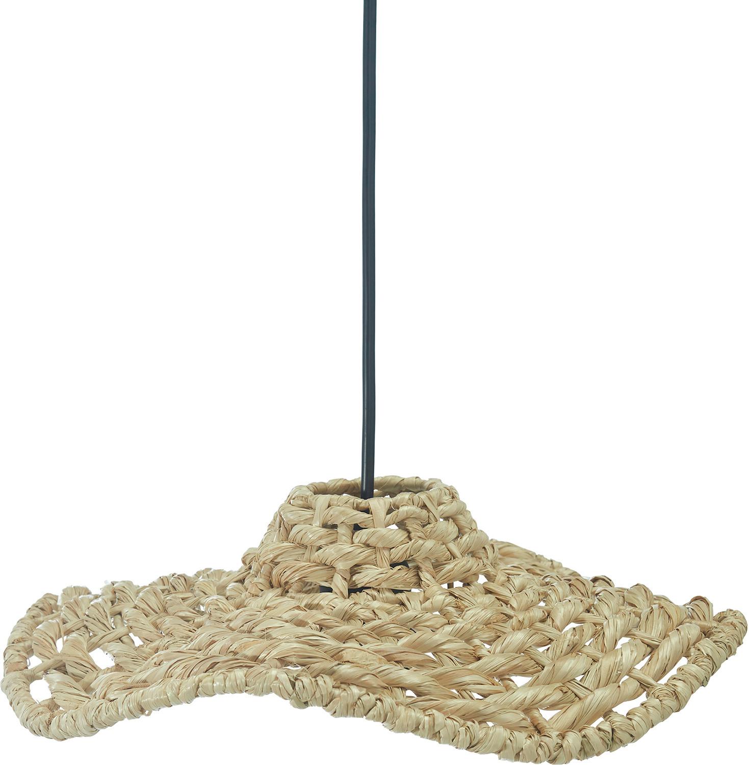 Hängeleuchte 7030-Bt02  Tali - Naturfarben, Natur, Naturmaterialien (30/8,5/30cm)