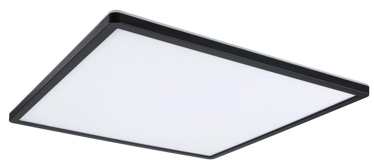 LED-Paneel L: 42 cm dimmbar - Schwarz, Basics, Kunststoff (42/42cm) - Paulmann
