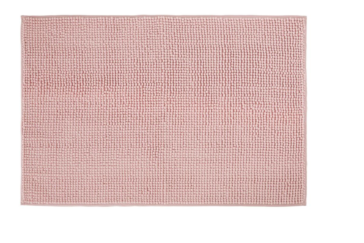 KOUPELNOVÁ PŘEDLOŽKA Nelly, 60/90cm, růžová - růžová, textil (60/90cm) - Modern Living