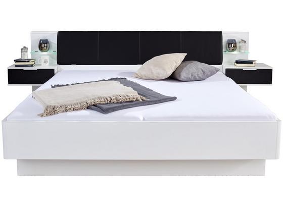 Bettanlage Virgo 2 180x200 Weiß/graphit Dekor - Graphitfarben/Weiß, MODERN, Holzwerkstoff (180/200cm) Bettanlage Virgo 2 180x200 Weiß/graphit Dekor - Graphitfarben/Weiß, MODERN, Holzwerkstoff (180/200cm)