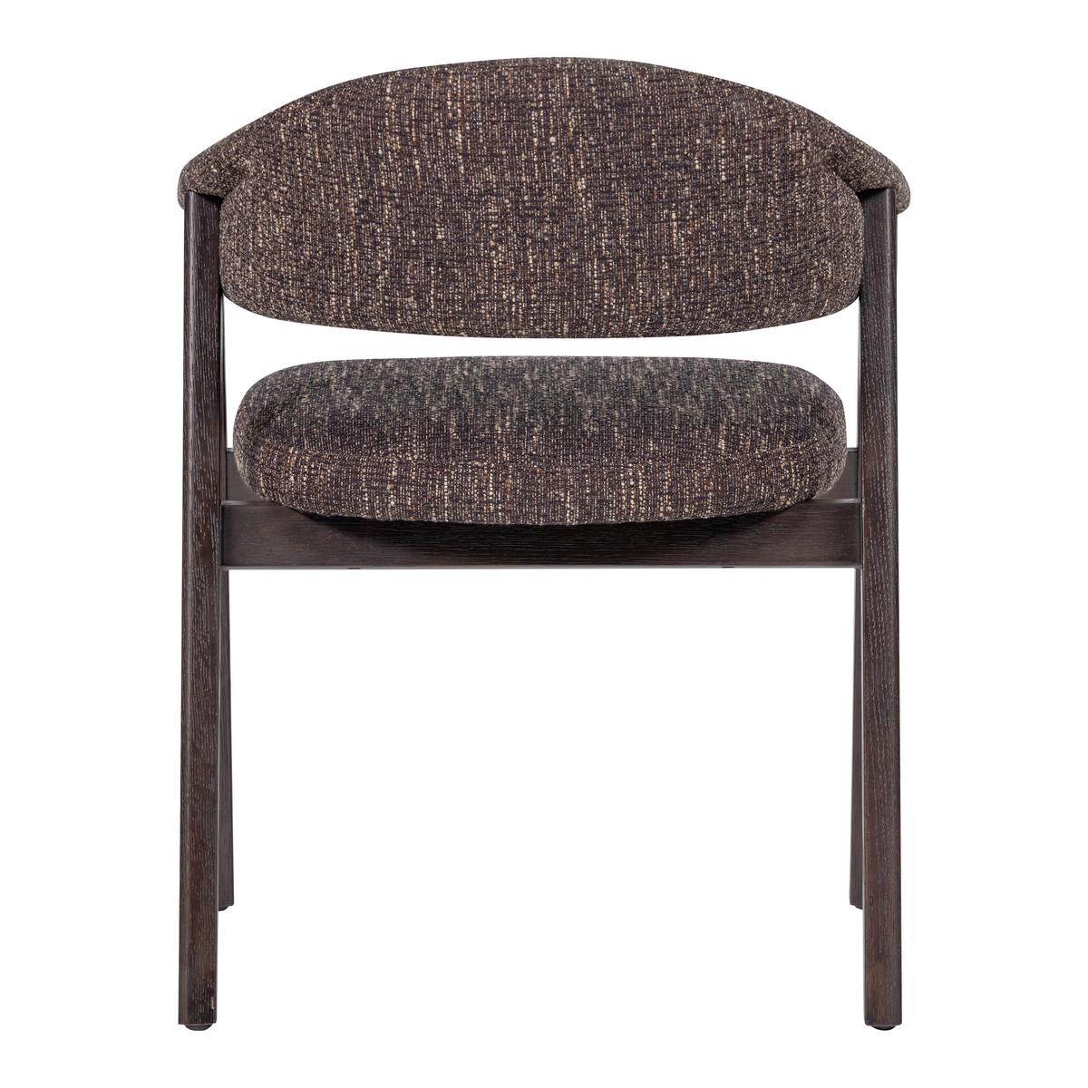 ARMLEHNSTUHL-SET Tunar Dunkelbraun 2-teilig - Dunkelbraun, MODERN, Holz/Textil (60/77/60cm) - Livetastic