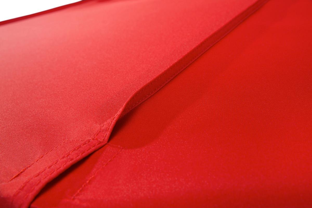 Sonnenschirm Jumbo DM: 300 cm mit Schutzhülle Rot - Rot/Silberfarben, Basics, Textil/Metall (300cm) - Schneider