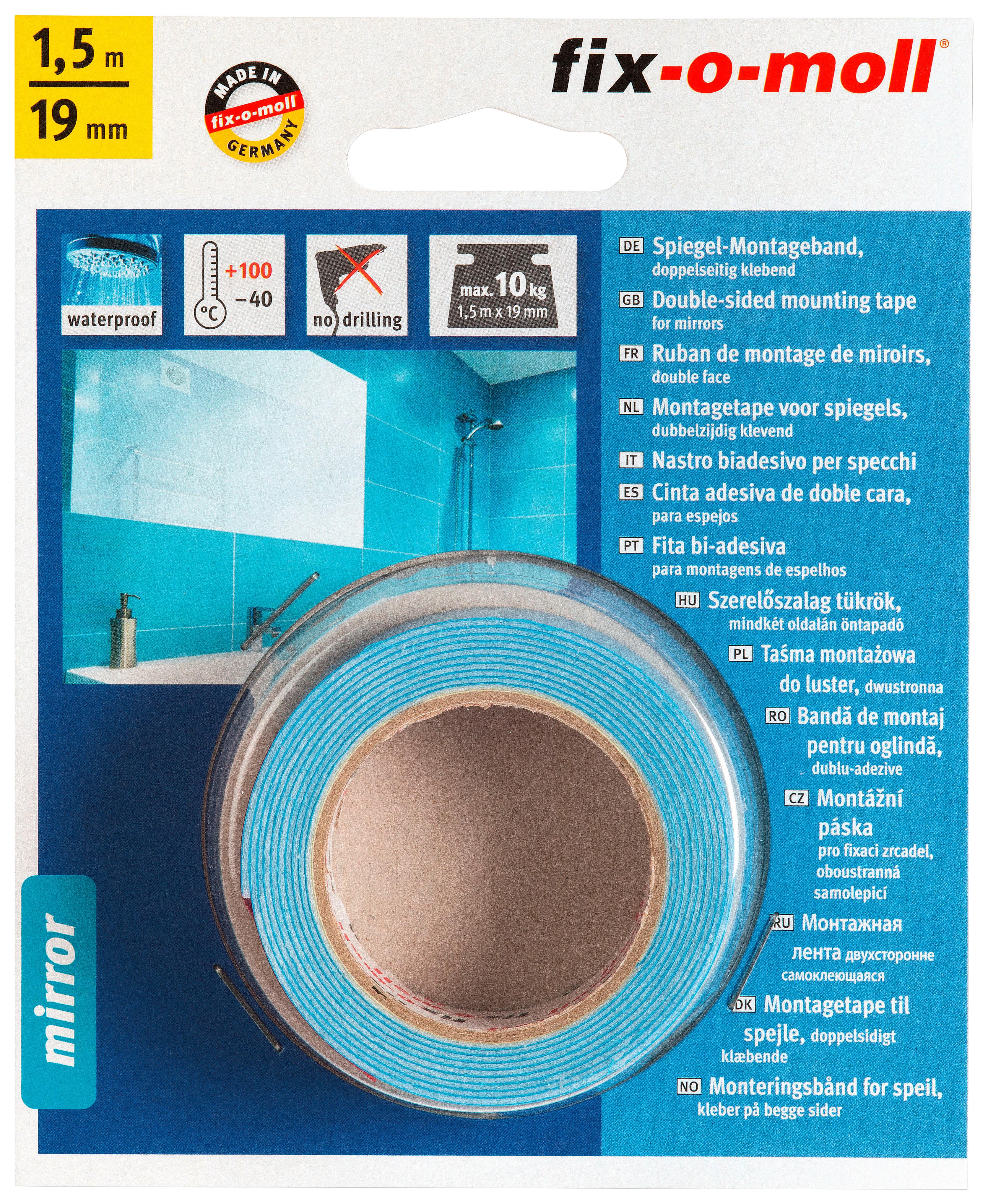 Szerelő Szalag Tükörhöz 10kg-Ig - kék, műanyag (1,9/150cm) - Suki