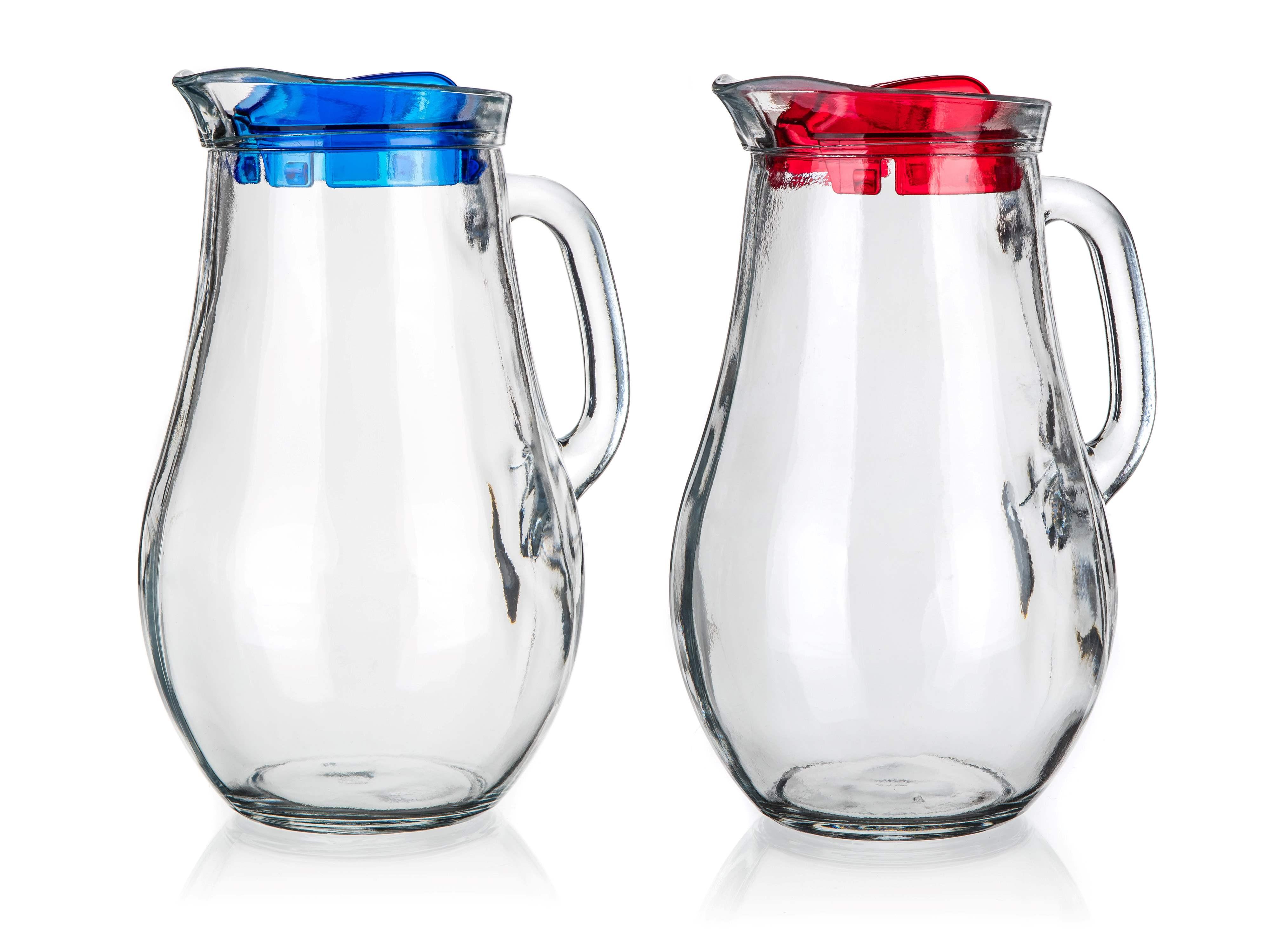 Skleněný džbán s víčkem BISTRO 1,85 L - čiré, Basics, sklo (11/24cm)