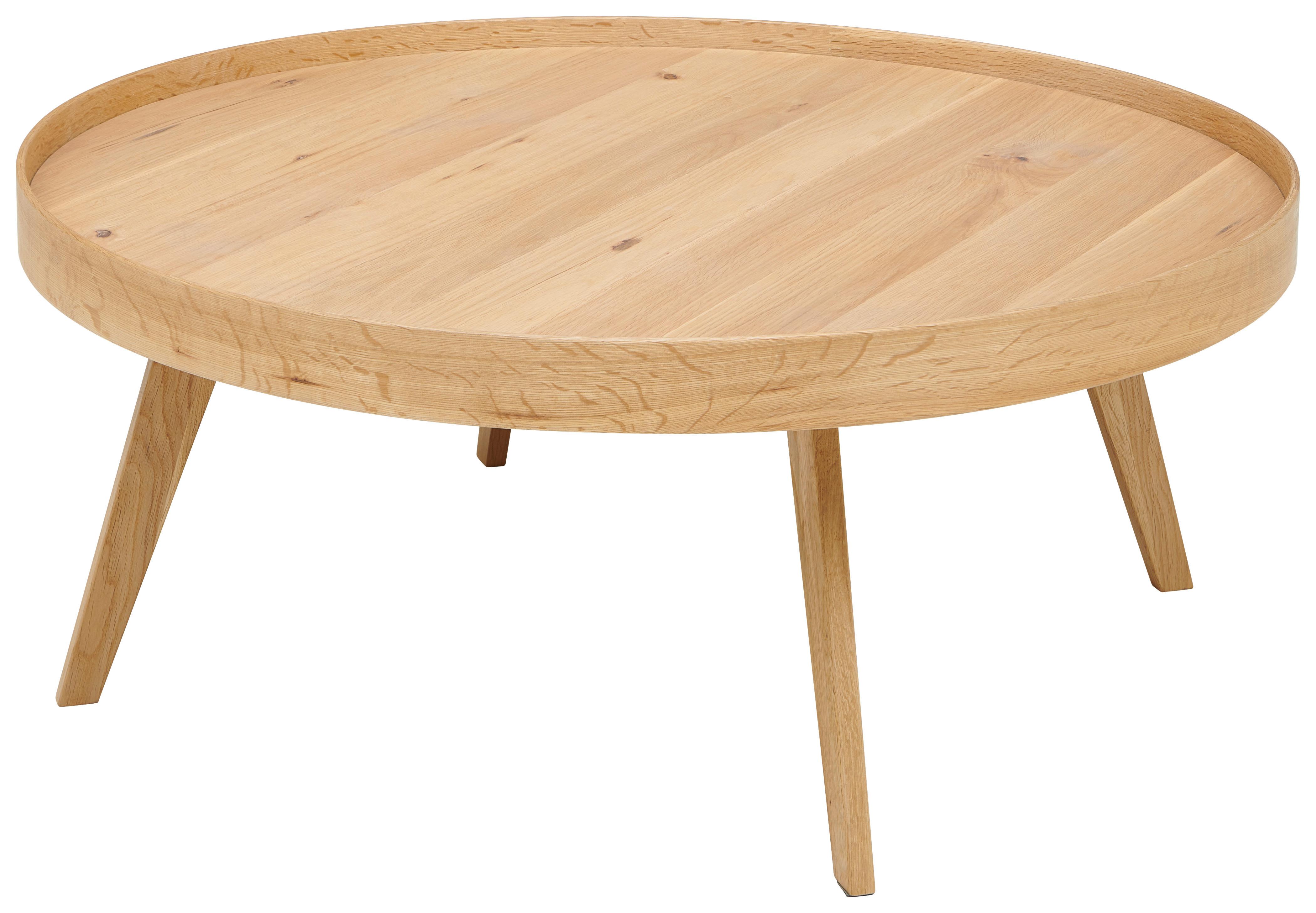 Konferenční Stolek Wood 3 - přírodní barvy, Moderní, dřevo/kompozitní dřevo (90/38cm)