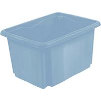 Aufbewahrungsbox Emil Stapelbar Kunststoff 24 L - Blau, KONVENTIONELL, Kunststoff (41/34,5/22cm)