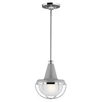 Hängeleuchte Fe-Livingston-P-S - Nickelfarben, Design, Metall (22.9/32.1cm) - Elstead Lighting
