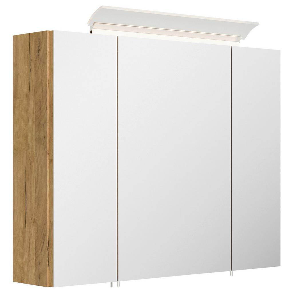 SPIEGELSCHRANK Eiche Dekor B: 80 cm