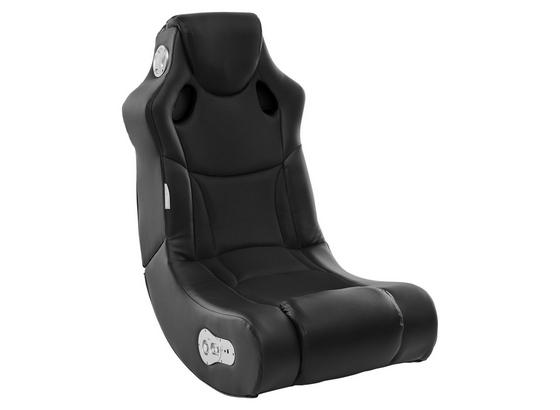 Gamingstuhl Booster B: 56 cm Schwarz - Schwarz, Design, Textil (56/100/82cm) - Carryhome Gamingstuhl Booster B: 56 cm Schwarz - Schwarz, Design, Textil (56/100/82cm) - Carryhome