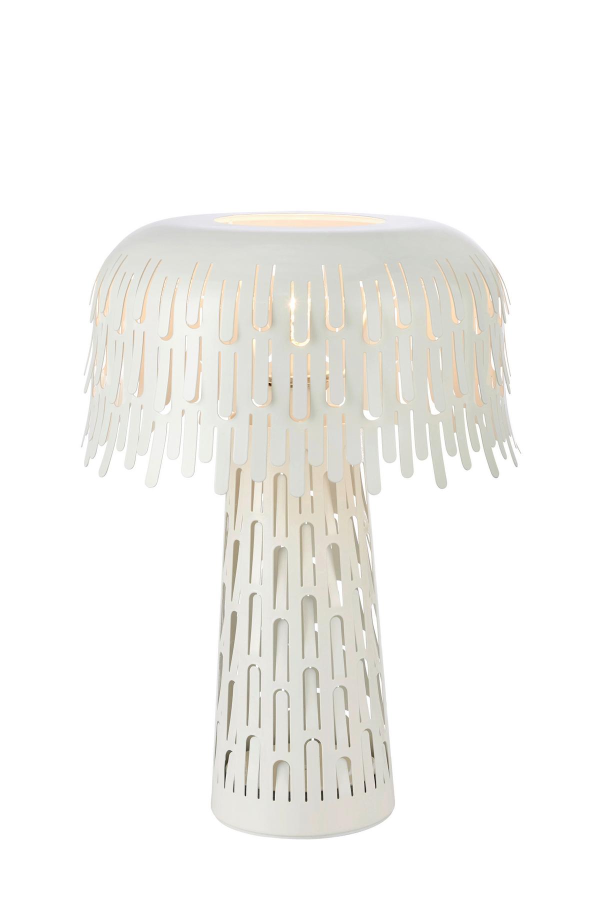 Tischleuchte Markslöjd Verbera Table White - Weiß, Design, Metall (26,5/38cm) - Markslöjd