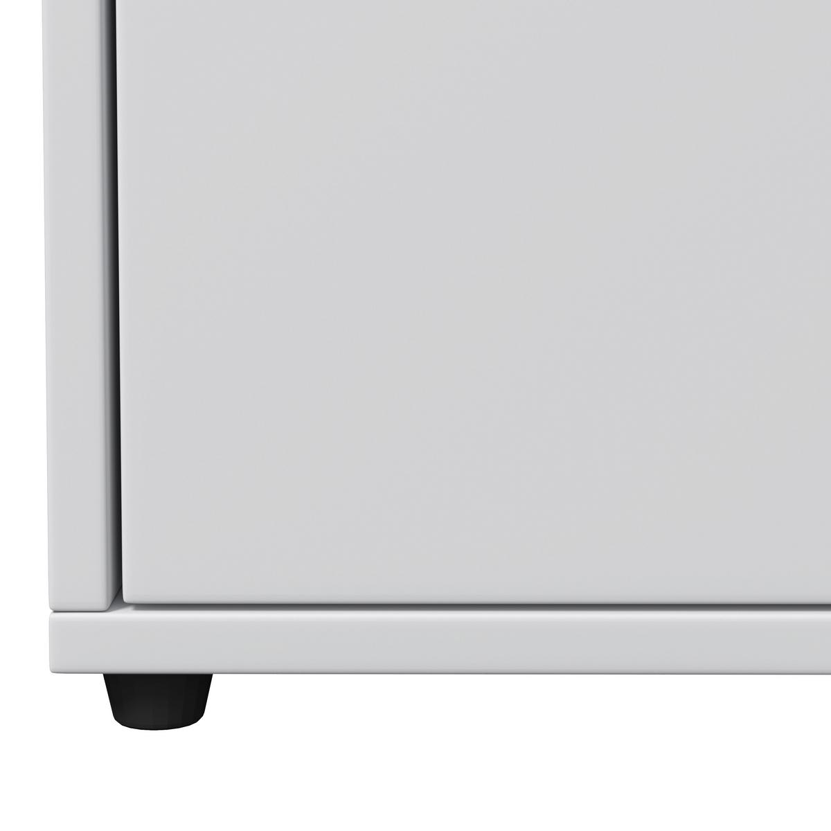 Komoda MICK - hnedá/čierna, Modern, plast (46/119,5/40cm) - Modern Living