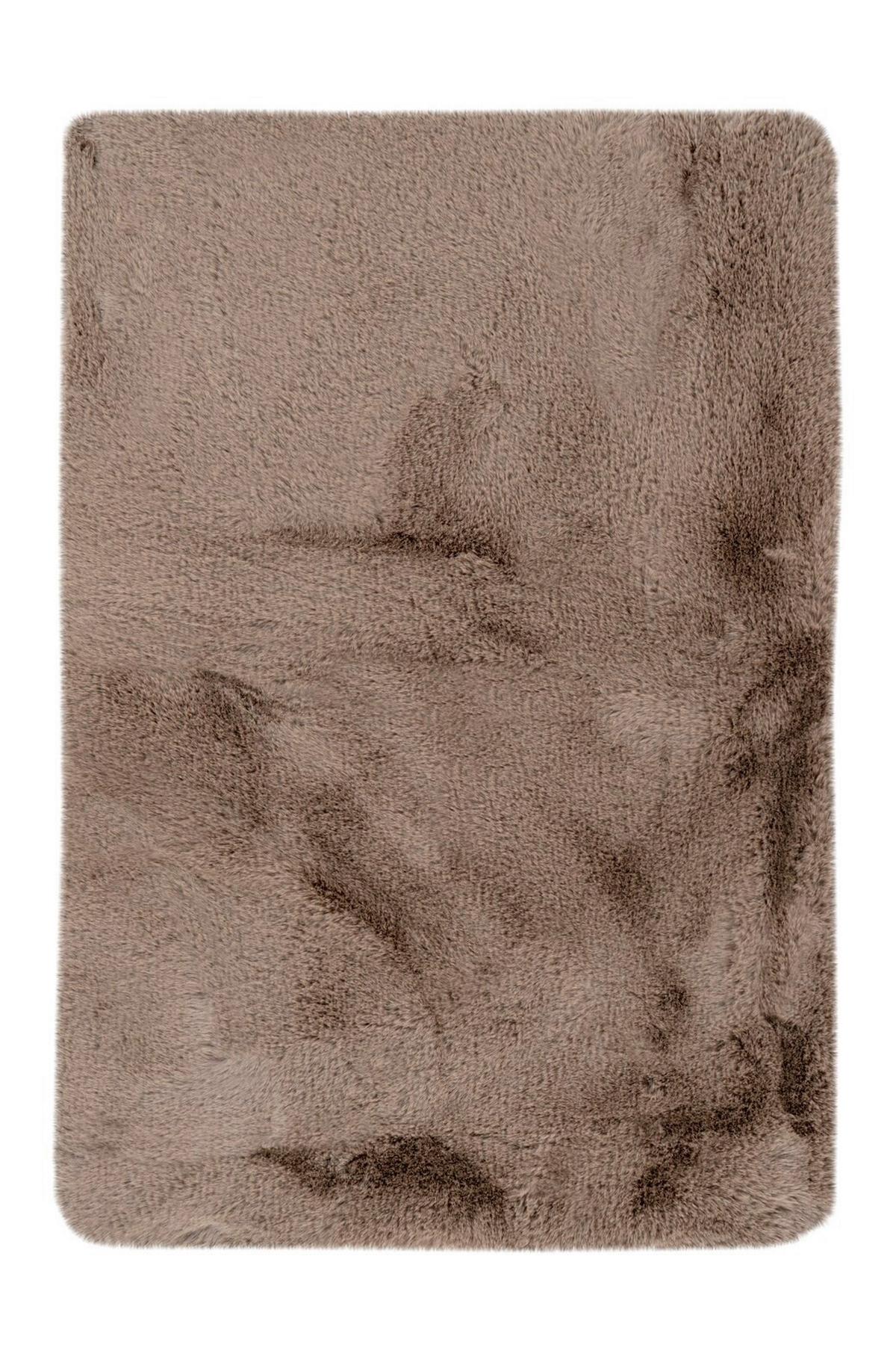 Fellteppich Rabbit Beige, 40x60 Cm - Beige, KONVENTIONELL (40/60cm)