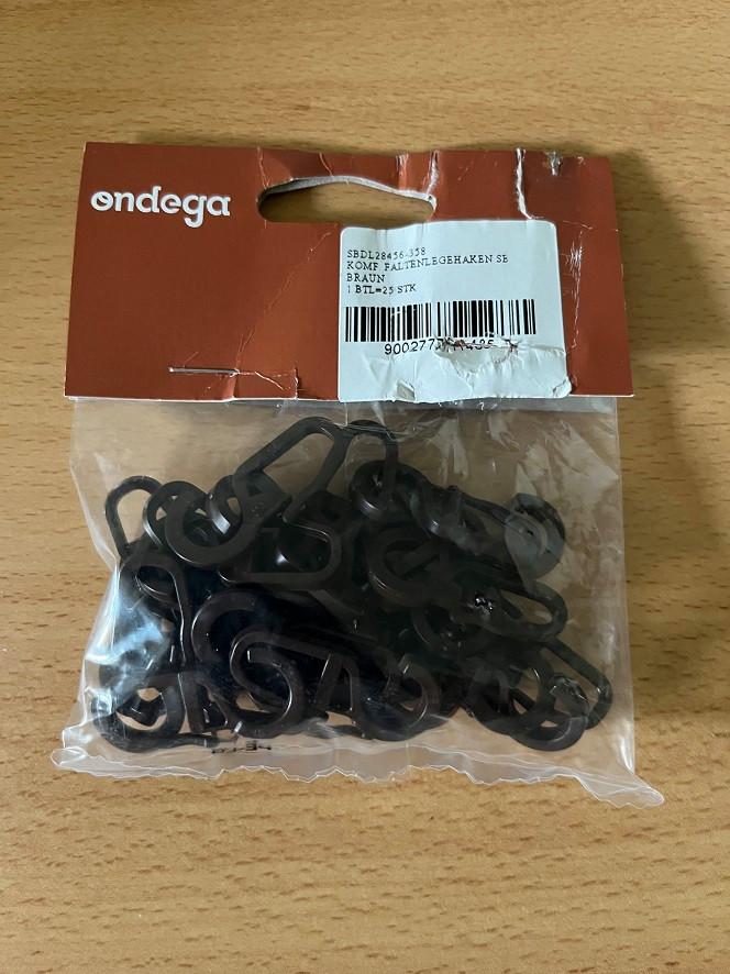 Függönycsipesz Sötétbarna - Konventionell - Ondega