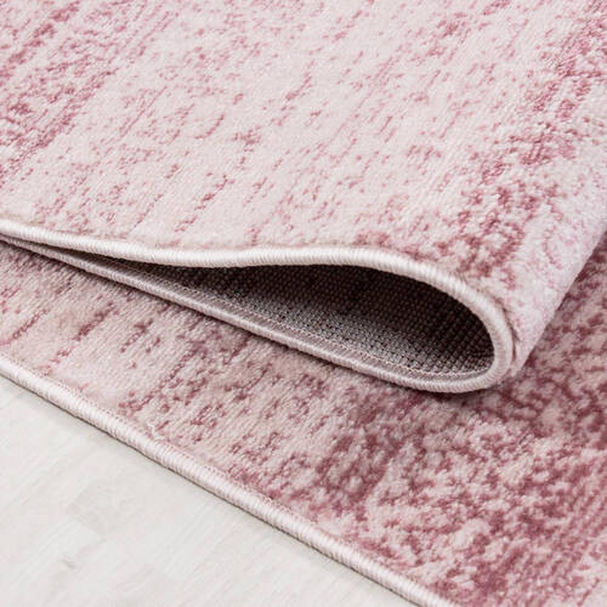Webteppich Plus - Pink, Basics, Textil (140/200cm) - Novel