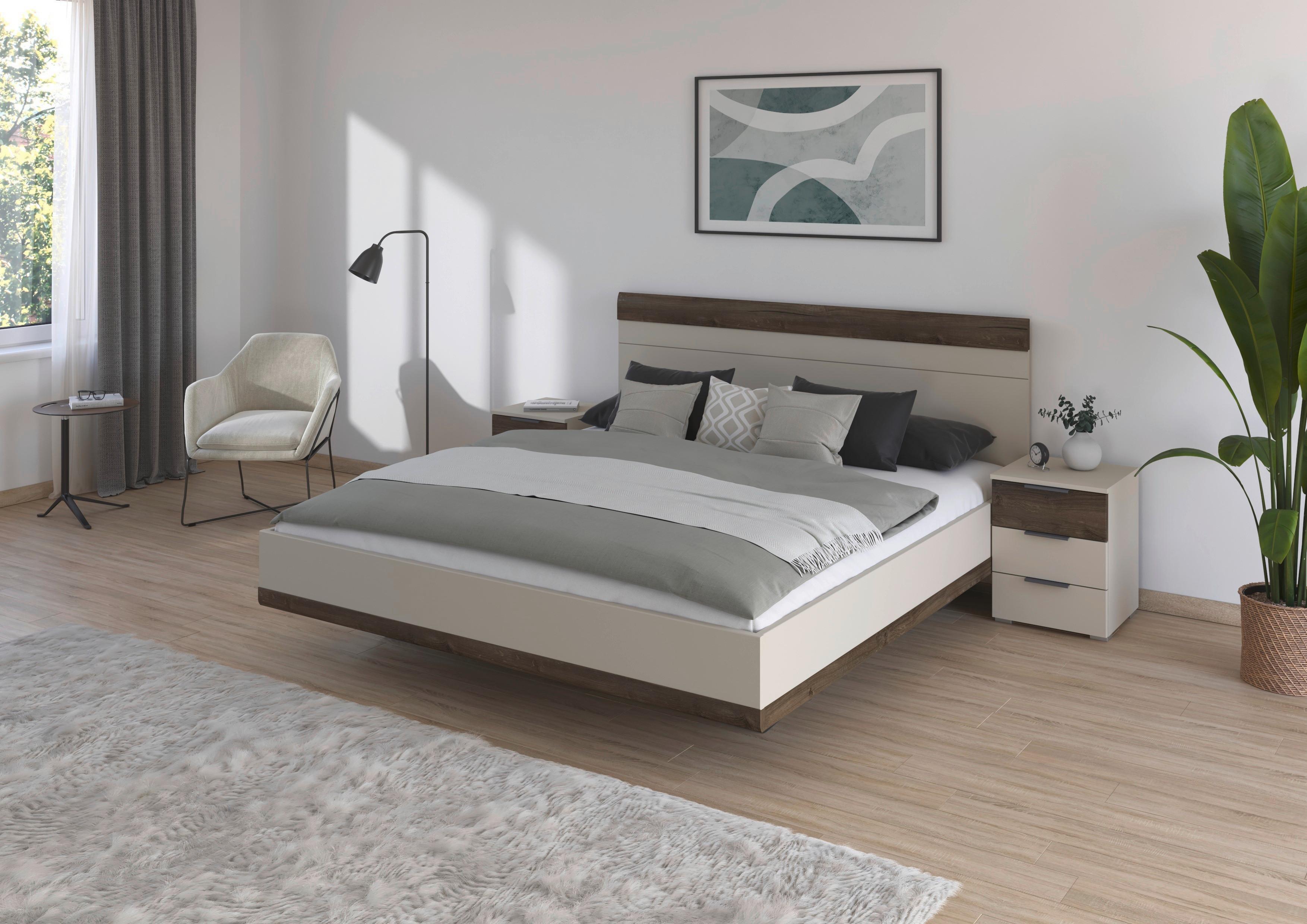 Ágykeret Soja-Extra 180/200 Cm - Pezsgő, Trend, faalapú anyag (180/200cm)
