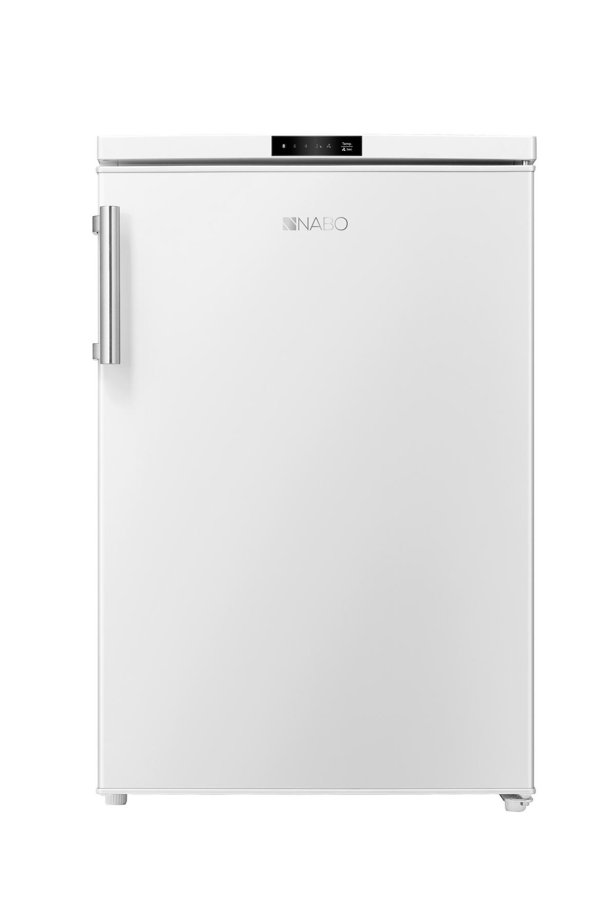 Kühlschrank Nabo Weiß 134 L Freistehend - Weiß, Basics, Glas/Kunststoff (56/84,5/57,5cm) - Nabo